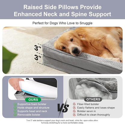 Orthopedic Dog Beds for Large Dogs, Memory Foam Dog Beds Large Sized Dogs - Image 6