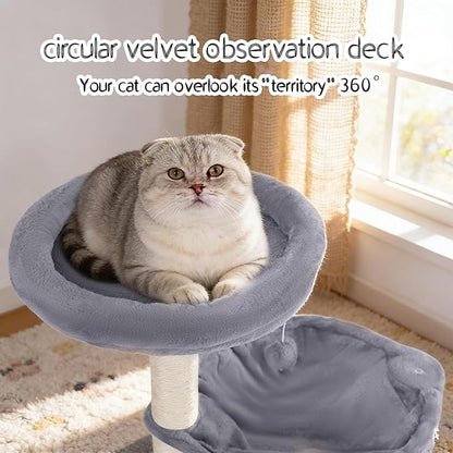 YUNIQUE Multi-Functional Cat Tree Tower, Big Cat Condo - Image 5