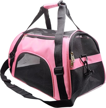 Cat Carrier, Soft-Sided Pet Travel Carrier by ZaneSun