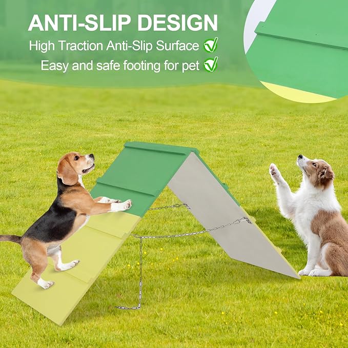 Dogs Agility A-Frame 74.8 x 18.9 Inch Dog Agility Equipment A-Frame Agility - Image 6