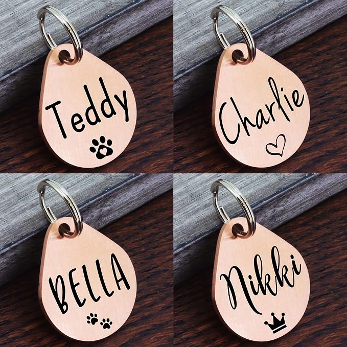 Ultra Joys Dog ID Tag, Custom Dog Tag Personalized Cat Tag, Pet ID Tag - Image 3
