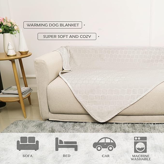 fuguitex Waterproof Dog Blanket Bed Cover Dog Crystal Velvet Moroccan Fuzzy - Image 5