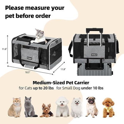 Cat Carrier Soft-Sided Travel Bag - Image 2
