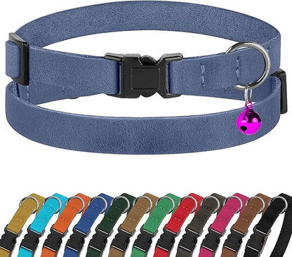 Breakaway Cat Collar Leather by BUDKAS