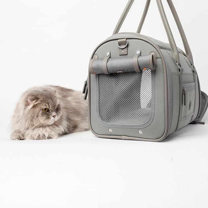 Soft-Sided Pet Carrier for Cats and Small Dogs – Stylish, Airline-Approved - Image 8