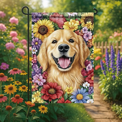 Golden Retriever Garden Flag 12x18 Inch Dog - Image 4