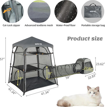 Cat Enclosure Kitten and Tower Tent - Image 5