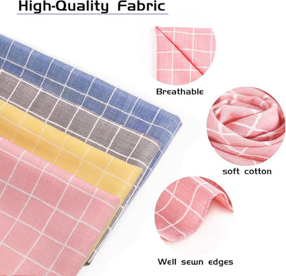 4PCS Spring Dog Bandanas Cat Birthday Cute Soft Cotton Puppy Scarfs Washable - Image 5