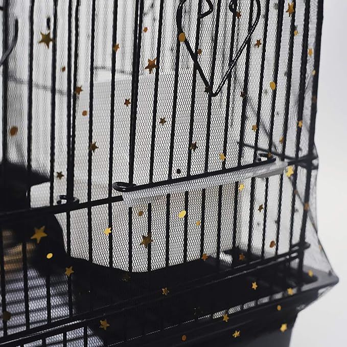 QBLEEV Extra Large 29.5" Mesh Bird Seed Catcher, Bird Cage Guard Cover - Image 2