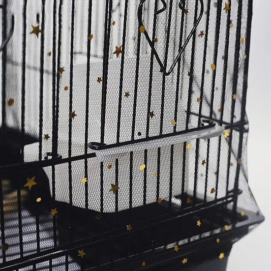 QBLEEV Extra Large 29.5" Mesh Bird Seed Catcher, Bird Cage Guard Cover - Image 2