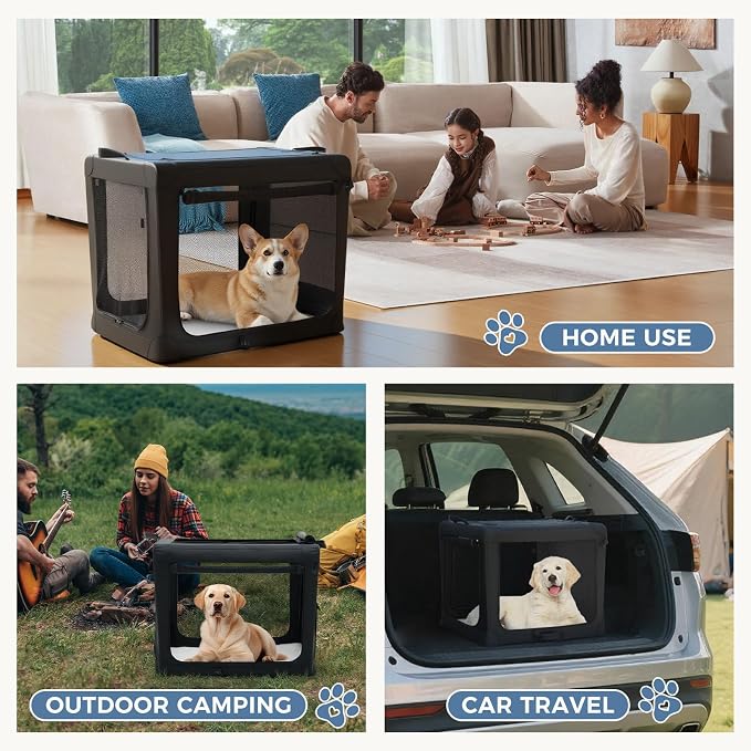 DUMOS Dog Crate 30 Inch Travel Cat Pet Carrier - Image 7
