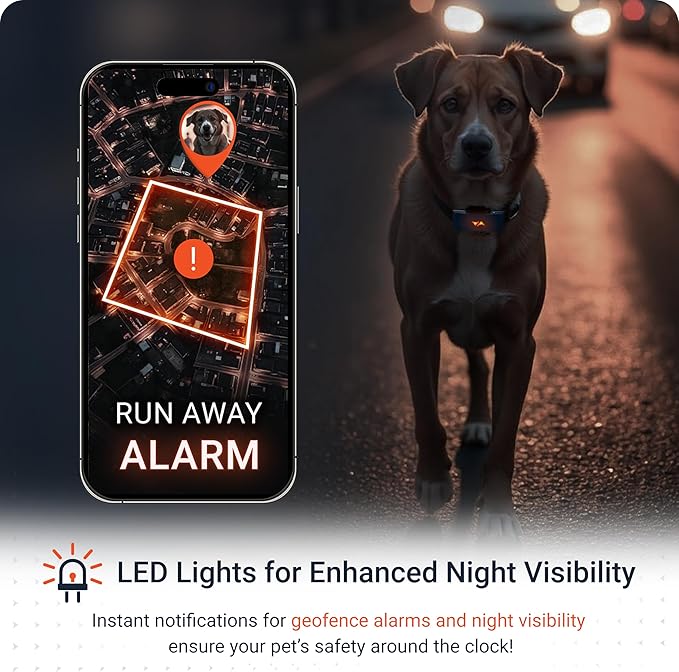 PAJ GPS Dog Tracker - 4G Real-Time Tracking & Runaway Alerts - Waterproof - Image 6