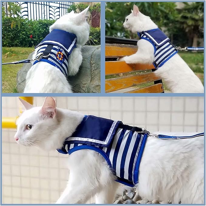 Cat Harness and Leash for Walking Escape Proof, Adjustable Cat Vest Harness - Image 6
