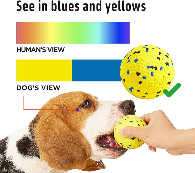 Dog Balls, Chewers Durable Teething Molar Tug Dog Toys, Interactive Fetch Balls - Image 4