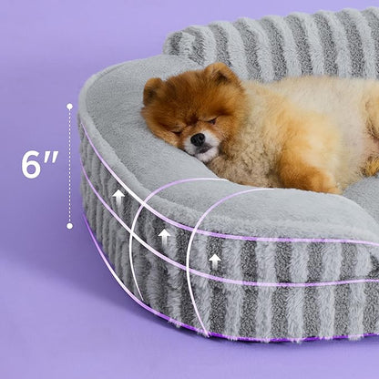 LE SURE Cute Dog Bed for Small Dogs, Orthopedic Waterproof Small Pet Beds - Image 2