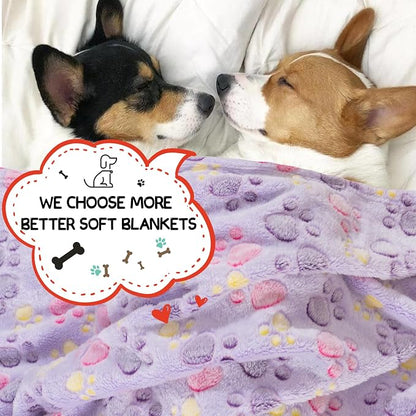 Rezutan 1 Pack 3 Blankets for Dogs, Dog Blanket for Large & Medium Pet Cat - Image 6
