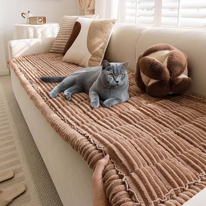 FUNNY FUZZY Pet Couch Covers for Sofa, Washable Dog Couch Cover Protector for by FUNNYFUZZY