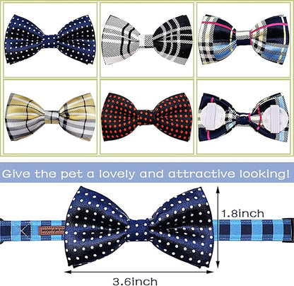 PET SHOW 10 Pack Small Dogs Collar Bowties Attachment Charms - Image 2