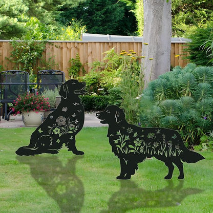 Golden Retriever Metal Garden Stakes Yard Decor, Lawn Ornaments - Image 6
