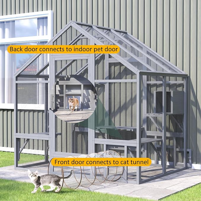 Cat Catio - Large Outdoor Catio Enclosure - Image 4