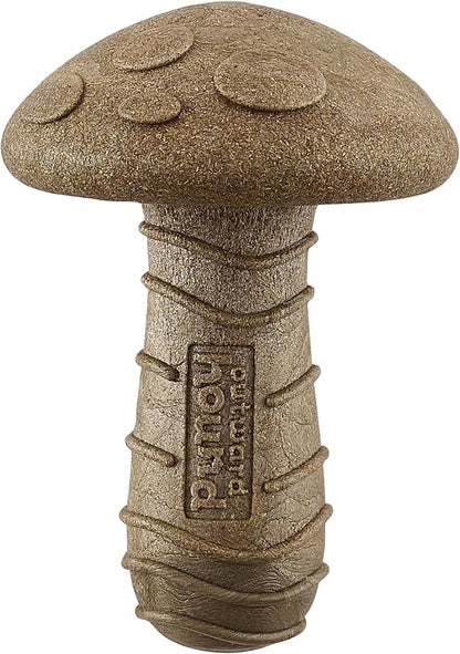 Outward Hound Dogwood Mushroom Durable Dog Chew Toy, Peanut Butter Scent by OutwardHound
