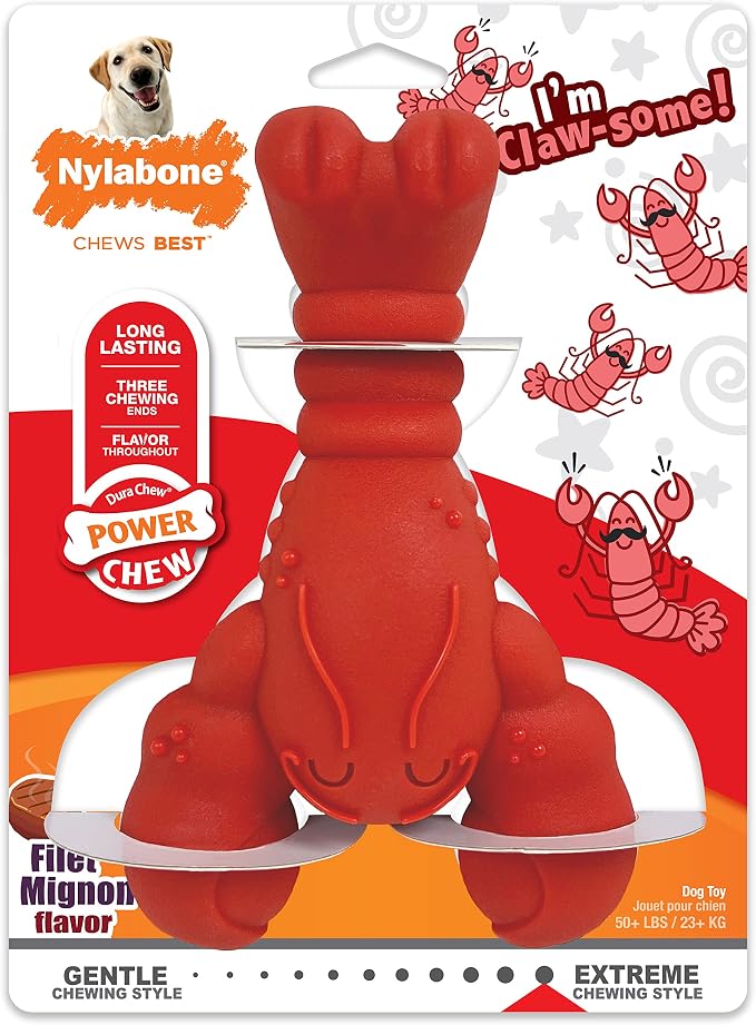 Nylabone Lobster Power Chew Toy - Image 11