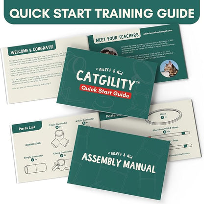 ALBERT & MIA CATGILITY Cat Agility Equipment + Clicker Trainer Guide – Exercise - Image 8