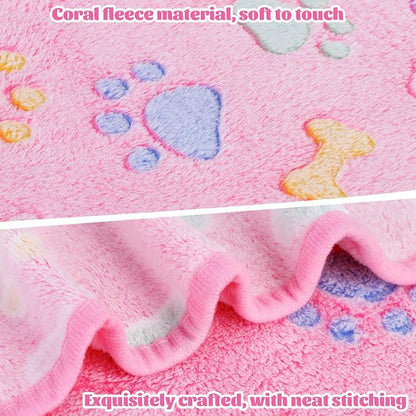 MCEAST 30 Pieces Fluffy Dog Cat Blanket - Image 3