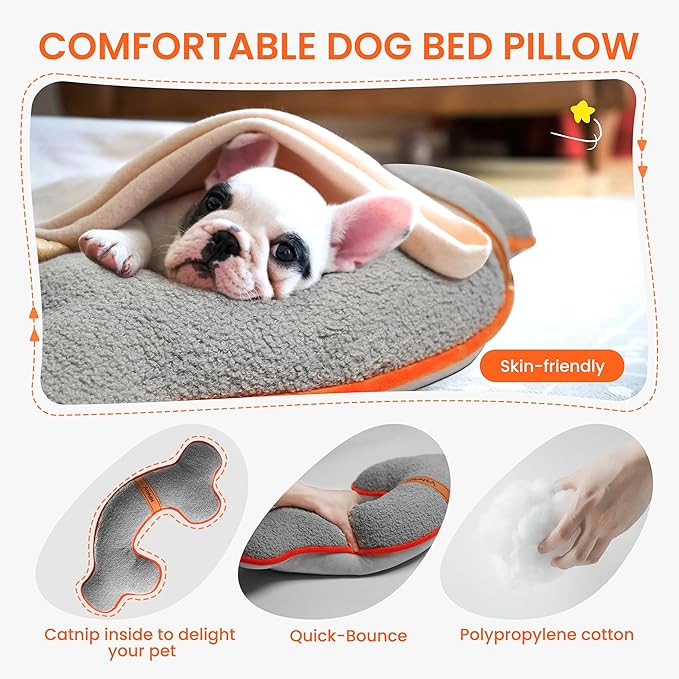 Dog Bed Pillow, Soft Dog Pillows - Image 5