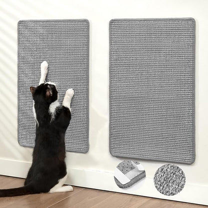 Cat Scratcher Mat, Natural Sisal Cat Scratch Pad by Conlun