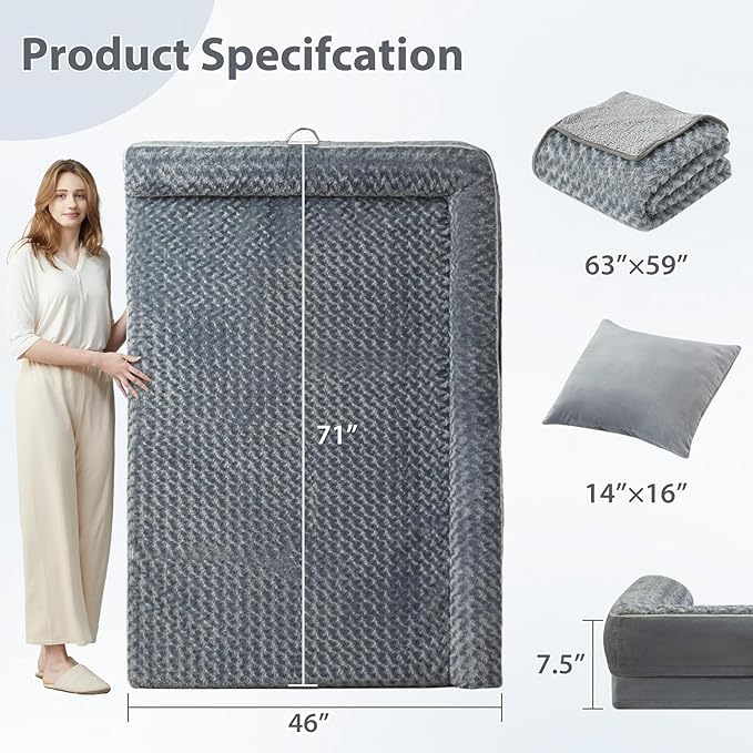BFPETHOME Orthopedic Dog Beds for Extra Large Dogs, Waterproof Sofa XXL Dog Bed - Image 4