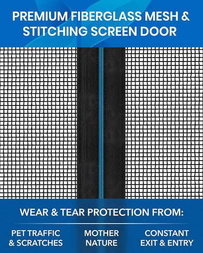 Flux Phenom Upgraded Magnetic Screen Door - Image 4