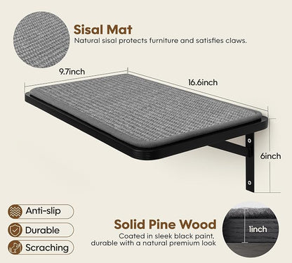 Cat Wall Shelf Window Perch, Cats Bed Hammock - Image 6