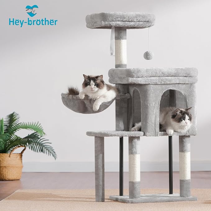 Hey-brother Cat Tree Tower, Scratching Posts - Image 8