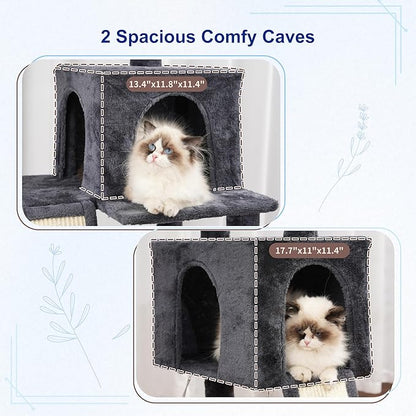 Cat Tree for Indoor Cats, Sturdy Cat Tree House - Image 3