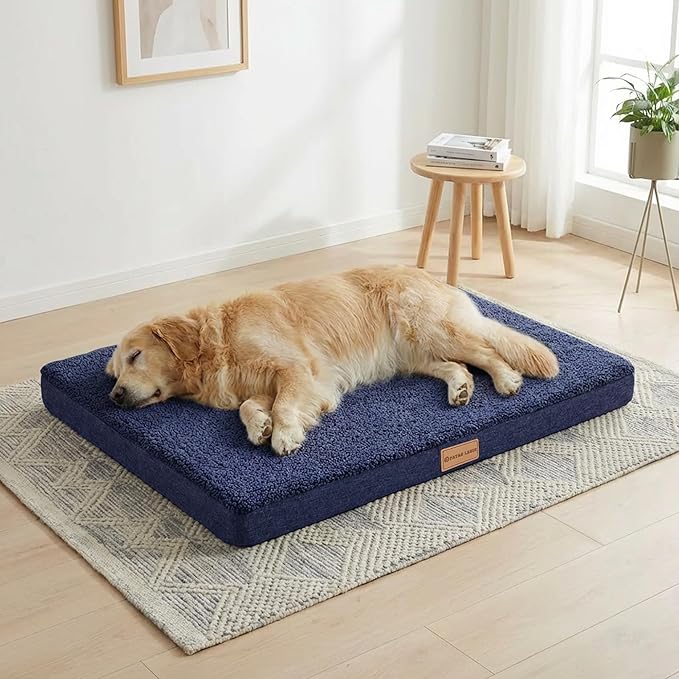 Patas Lague Orthopedic XL Dog Bed Large Sized Dog 42''X28'', Soft Waterproof by PatasLague