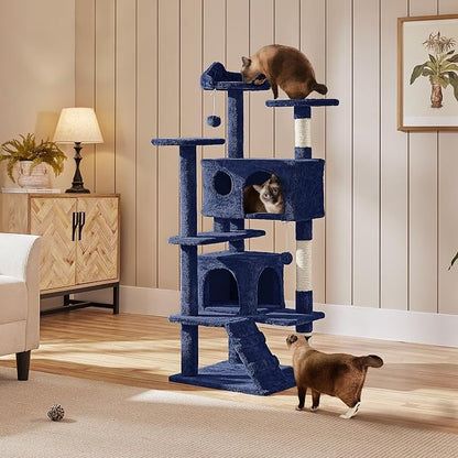 Yaheetech 54in Cat Tree Tower Condo Furniture Scratch Post - Image 3