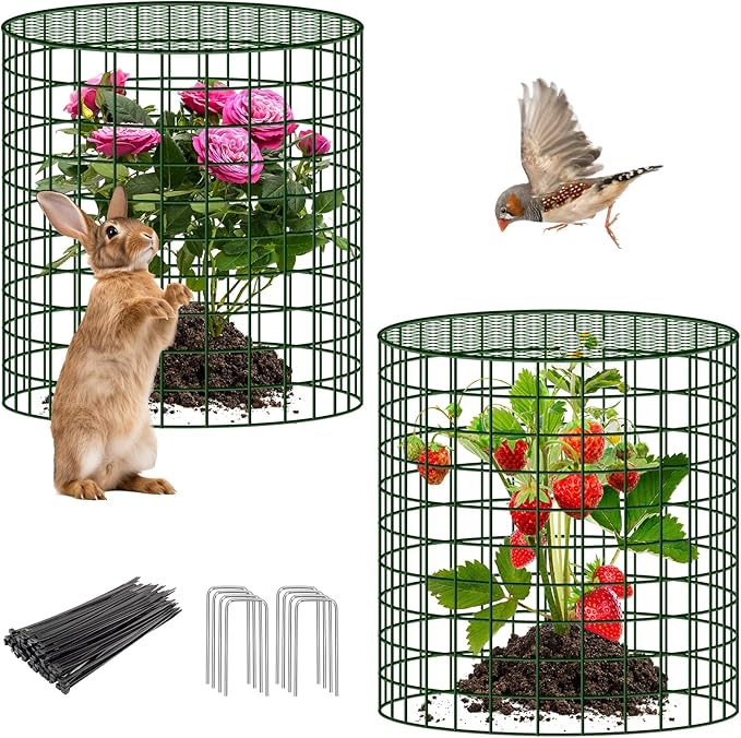 UNIFAMILY 6pcs Plant Protectors from Animals by UNIFAMILY