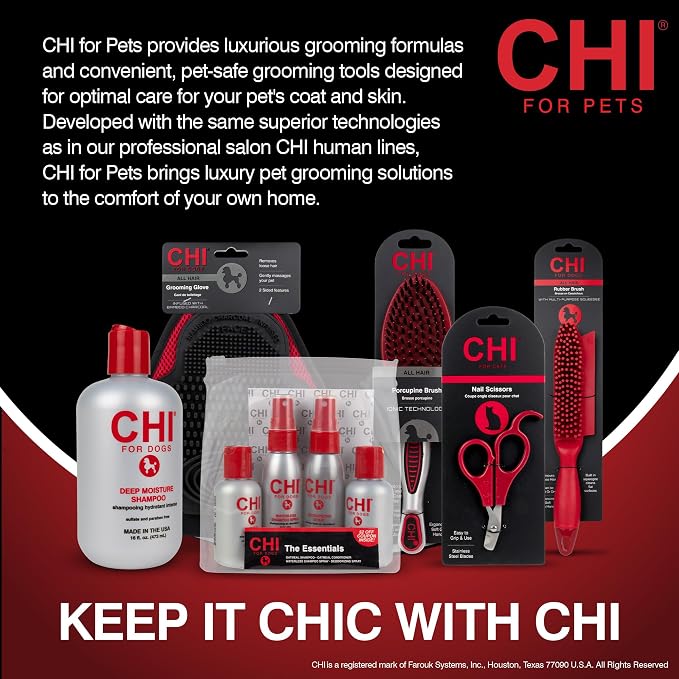 CHI for Dogs 2 in 1 Dematting and Deshedding Rake, Dual Head Dog Grooming Tool - Image 7