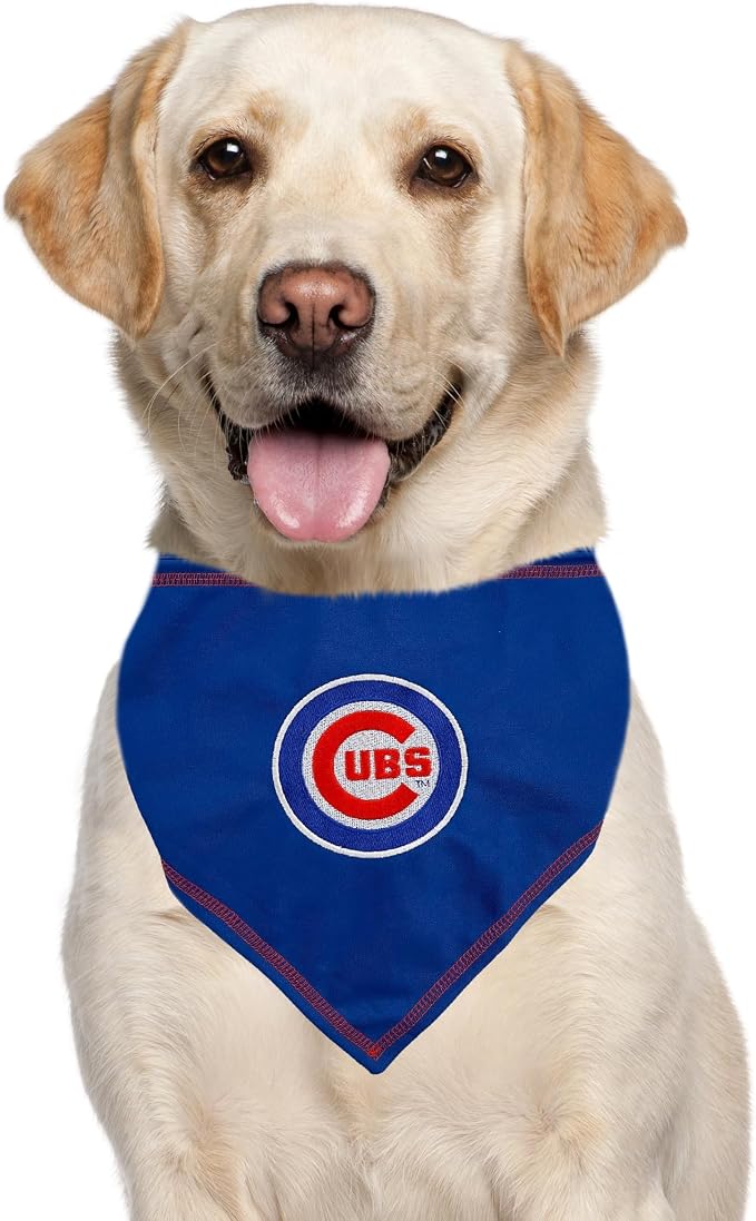 Pets First MLB Chicago Cubs TIE Bandana, Small/Medium. Dog Bandana Scarf Bib - Image 5