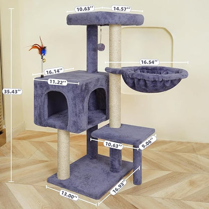 35.4'' Multifunction Cat Tree - Image 2