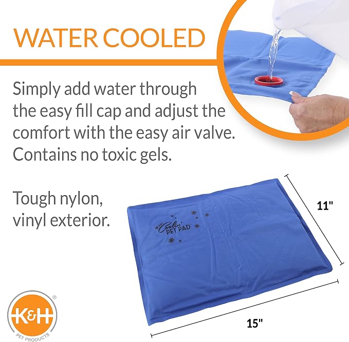 K&H Pet Products Coolin' Pet Pad Blue Small 11 X 15 Inches - Image 2