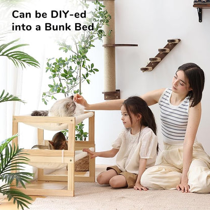 FUKUMARU Cat Bed Hammock, Cozy Velvet Cat Couch - Image 9