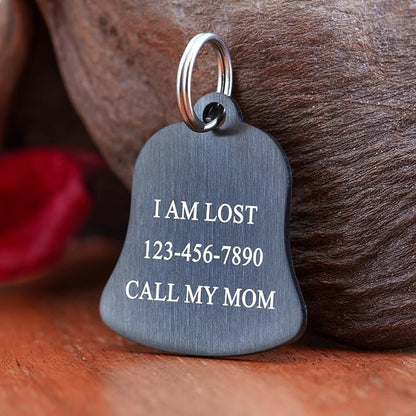 Ultra Joys Cat ID Tag Personalized Pet Tags, Durable Stainless Steel Small Pet - Image 3