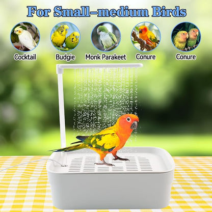 Automatic Bird Shower with Pump, Electric Bird Bath - Image 7