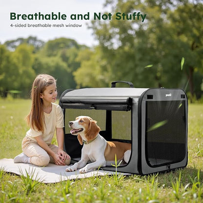 Large Dog Car Carrier Light Weight, 27×20.5×20.5ins Dog Carrier - Image 5