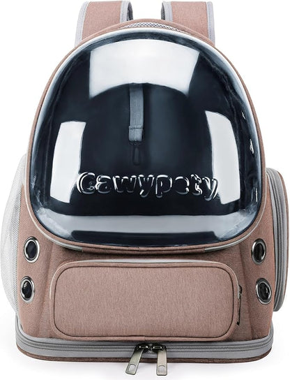 Cat Backpack Carrier, Breathable Cat Carrier Large Space Bubble Pet Backpack by Cawypety