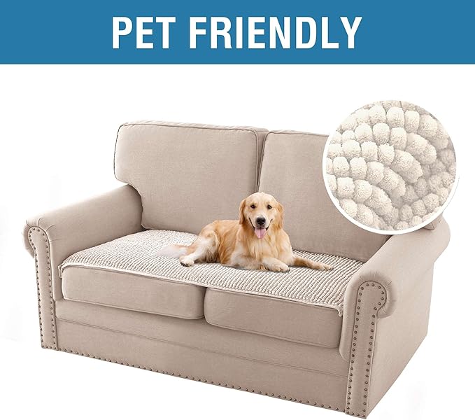 H.VERSAILTEX Plush Chenille Couch Cover - Image 2