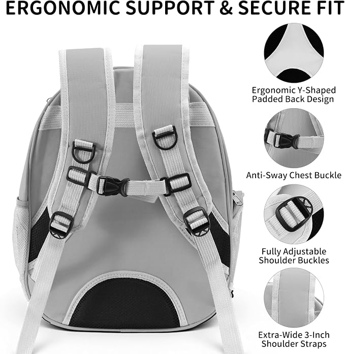 Cat Backpack Carrier, Back Expandable Pet Backpack - Image 3