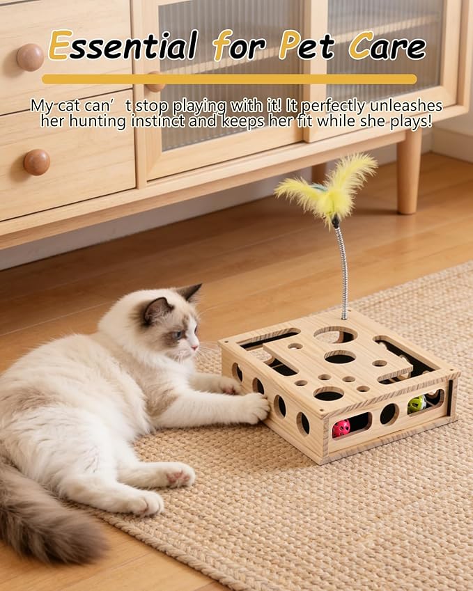 Cat Interactive Box Puzzle Toy - Image 6